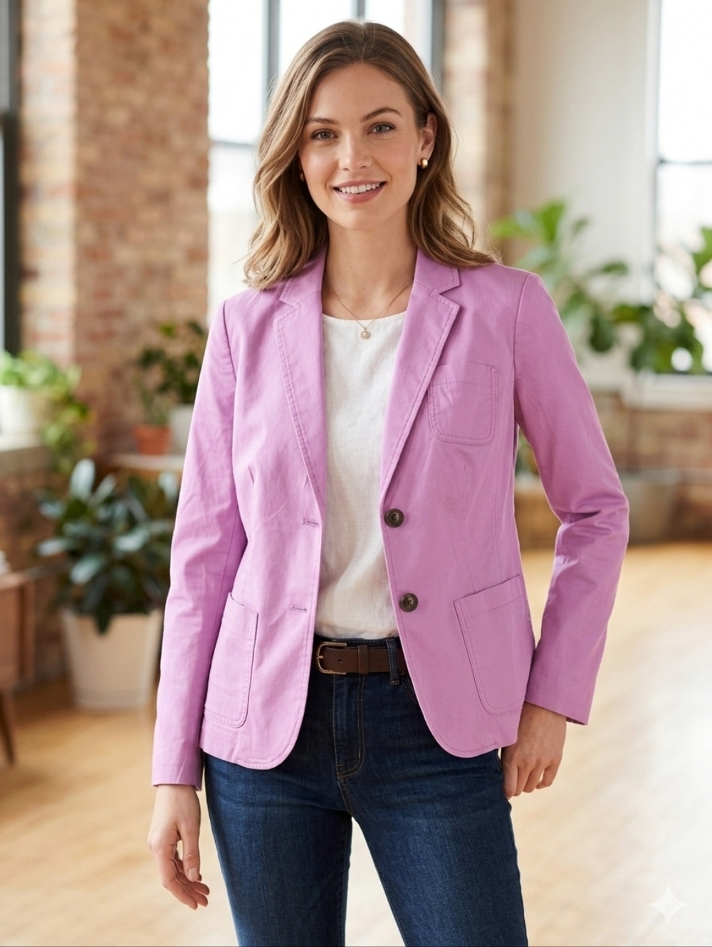 Talbots New Lavender Womens Jacket Size‎ 10 Office Business Casual Careerwear